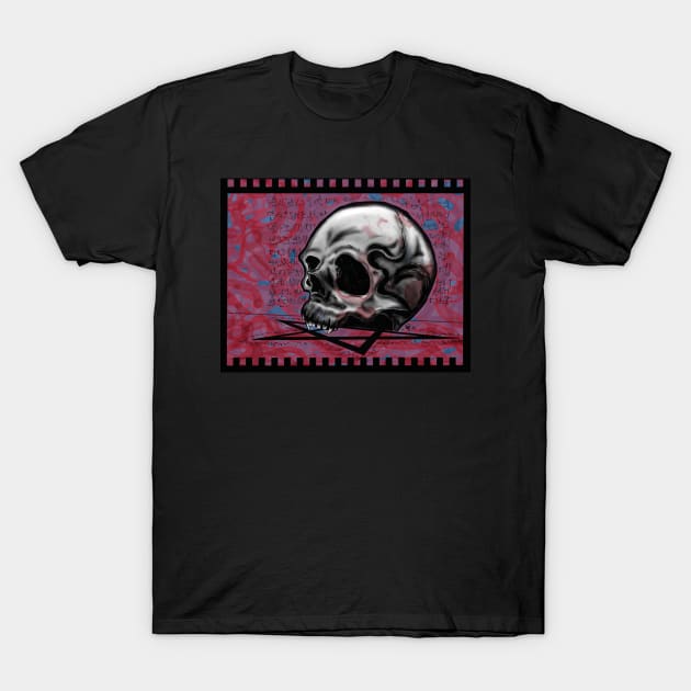 Arcane Ritual Vampire Skull T-Shirt by LockeNLore